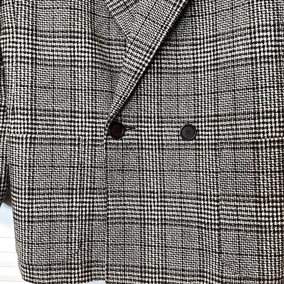 Breckenridge Vintage Oversized
Checked Blazer doble breast‎  plaids Wool … - Picture 3 of 13